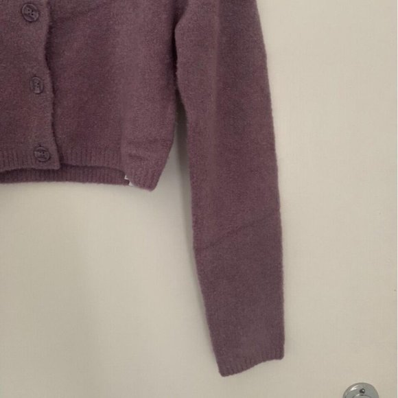 Zara purple knit cardigan size S - Picture 3 of 4